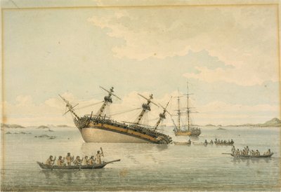 Kayaların Üzerindeki Keşif, Kraliçe Charlotte'un Sesi by William Alexander