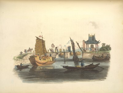 Kanaldan geçen gemiler by William Alexander