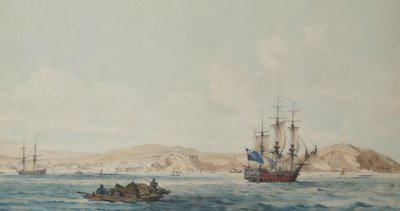 Ten-Tchoo-foo şehrinin görünümü by William Alexander