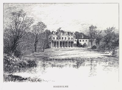 Riseholme (gravür) by William Alexander Ansted