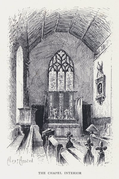 Şapel İçi (gravür) by William Alexander Ansted