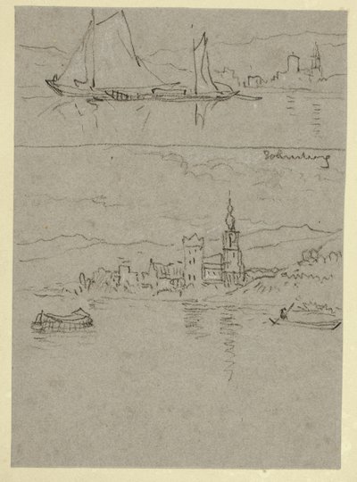 İki Nehir Sahnesi by William Alfred Delamotte