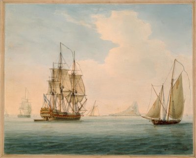 İngiliz Savaş Adamı / suluboya, W. Anderson, 1804 by William Anderson