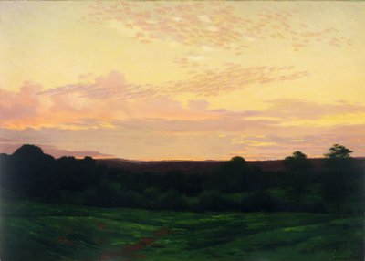 Akşam, Somerset Valley, Pensilvanya, 1898 dolayları (tuval üzerine yağlı boya) by William Anderson Coffin