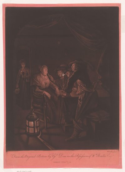 Mum ışığında bir tavernada şirket by William Baillie