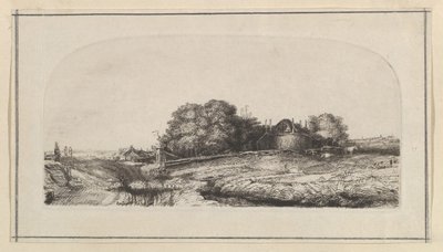 Haybarn ve Koyun Sürüsü ile Manzara kopyası, 1750-1810. by William Baillie