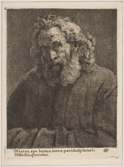 Uzun Sakallı Yaşlı Adam, 1761. by William Baillie