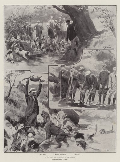Culmstock Otter Hounds ile Bir Gün by William Barnes Wollen