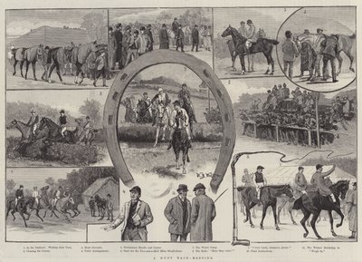 Bir Av Yarışı Toplantısı by William Barnes Wollen