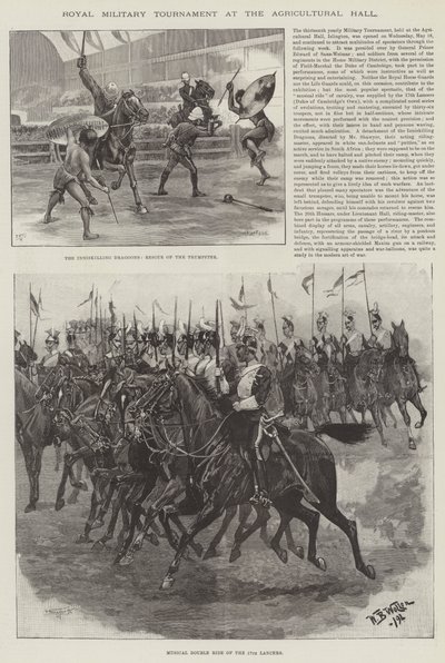 Tarım Salonunda Kraliyet Askeri Turnuvası by William Barnes Wollen