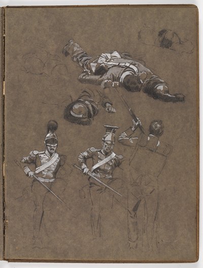 Yağlı boya çalışmaları, ?Bayrak: Albuhera, 16 Mayıs 1811? by William Barnes Wollen