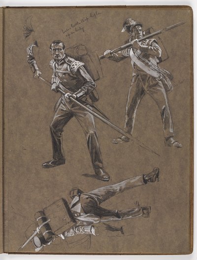 Yağlı boya çalışmaları, ?Bayrak: Albuhera, 16 Mayıs 1811? by William Barnes Wollen