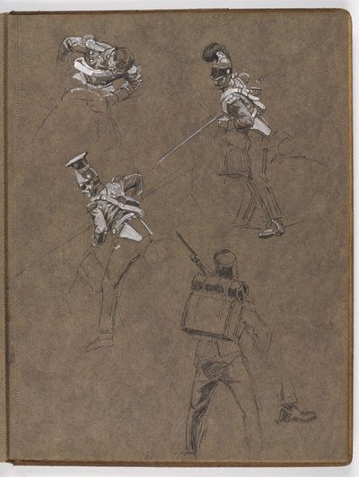 Yağlı boya çalışmaları, ?Bayrak: Albuhera, 16 Mayıs 1811? by William Barnes Wollen