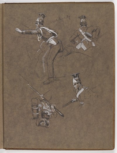 Yağlı boya çalışmaları, ?Bayrak: Albuhera, 16 Mayıs 1811? by William Barnes Wollen