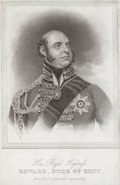Prens Edward'ın Portresi; Kent ve Strathearn Dükü by William Beechey