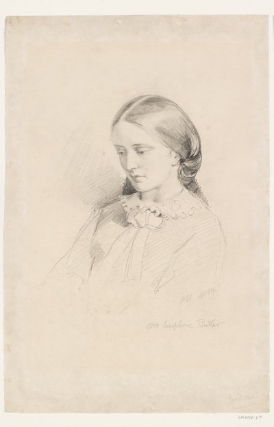 Josephine Butler, Erken Feminist Kampanyacı, 1856 by William Bell Scott