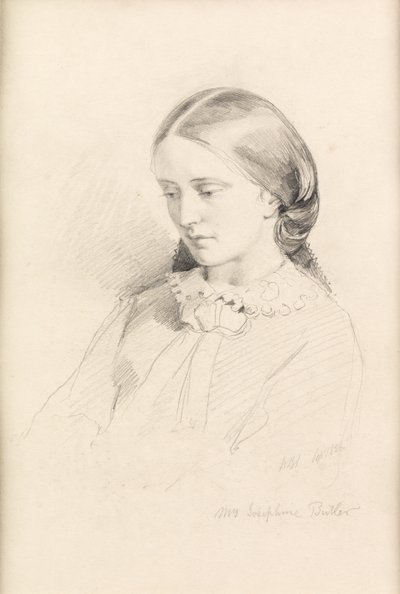 Josephine Butler, Erken Feminist Kampanyacı, 1856 by William Bell Scott