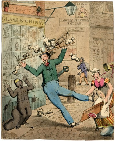 İsimsiz, Alçı Figür Satıcının kazası by William Benjamin Sarsfield Taylor