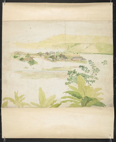 Lucky Valley Malikanesi'nin suluboya çizimi, Clarendon, Jamaika by William Berryman