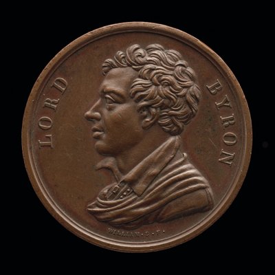 Lord Byron, 1788-1824, Şair [ön yüz], 1824. by William Binfield