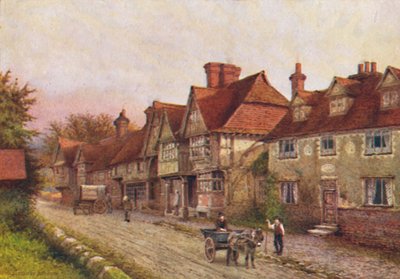 Churchyard Köşesinden Chiddingstone, 1907 by William Biscombe Gardner