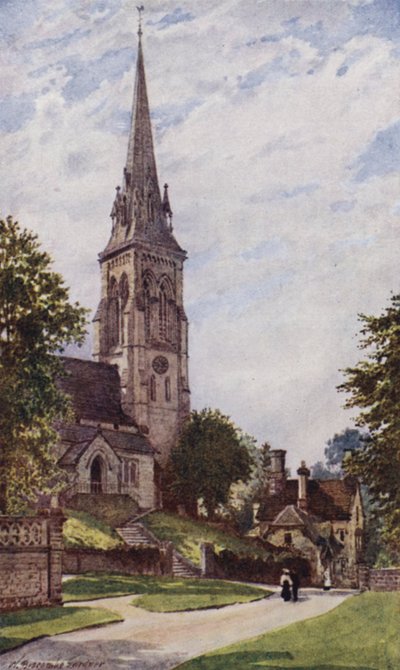 Edensor Kilisesi, Chatsworth by William Biscombe Gardner