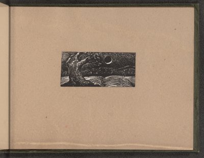 Püskürtülmüş Ağaç ve Yassılaştırılmış Bitkiler, 1821. by William Blake