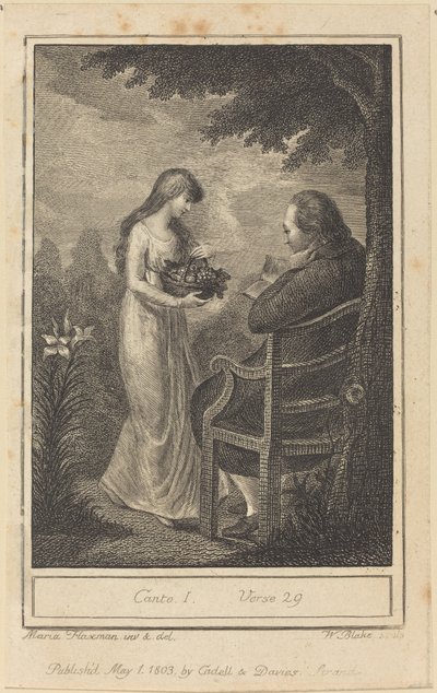 Kanto I, Ayet 29, 1803. by William Blake