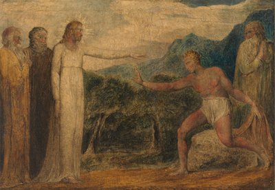 Bartimay'a Görüş Veren Mesih by William Blake
