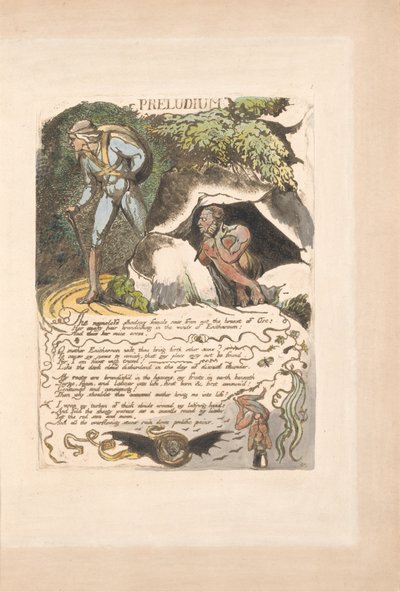 Avrupa. Bir Kehanet, Levha 3, Preludyum by William Blake