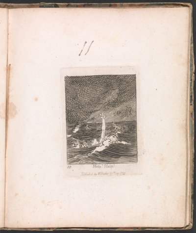 Çocuklar için. Cennetin Kapıları, Levha 12, Yardım Edin! Yardım! by William Blake