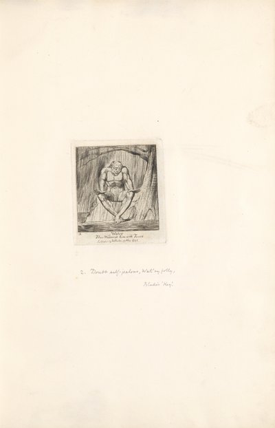 Cinsiyetler İçin - Cennetin Kapıları, Levha 4, Su by William Blake