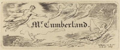 George Cumberland'ın Kartı by William Blake