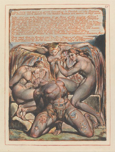 Kudüs, Levha 25, Ve orada duyuldu.... by William Blake