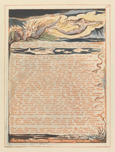 Kudüs, Levha 45, Hamam, Şifa Şehri!.... by William Blake