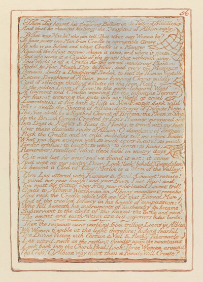 Kudüs, Plaka 56, Sonra Los kabardı.... by William Blake