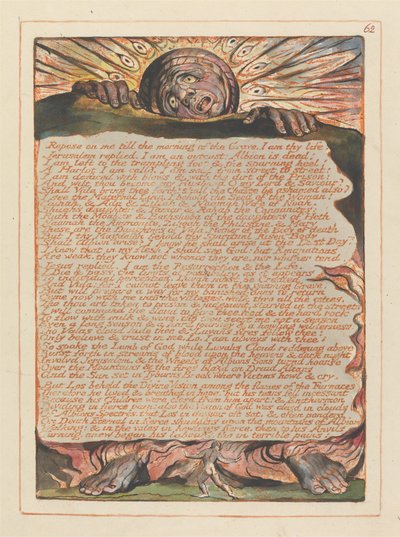 Kudüs, Plaka 62, Üzerime Yat.... by William Blake