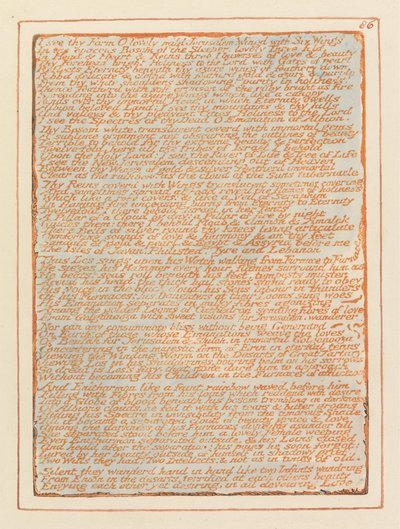Kudüs, Levha 86, Formunu görüyorum.... by William Blake