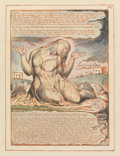 Kudüs, Levha 92, Ne görüyorum!.... by William Blake