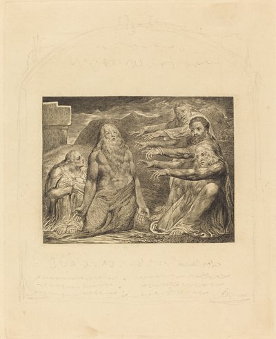 Arkadaşları Tarafından Azarlanan İş by William Blake
