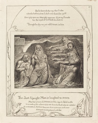 Arkadaşları Tarafından Azarlanan İş by William Blake
