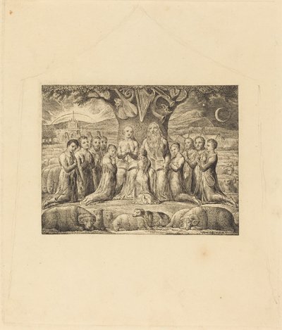 İş ve Ailesi by William Blake