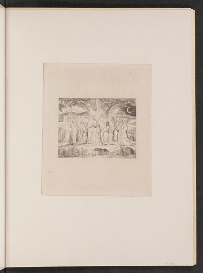 İş ve Ailesi, 1825. by William Blake