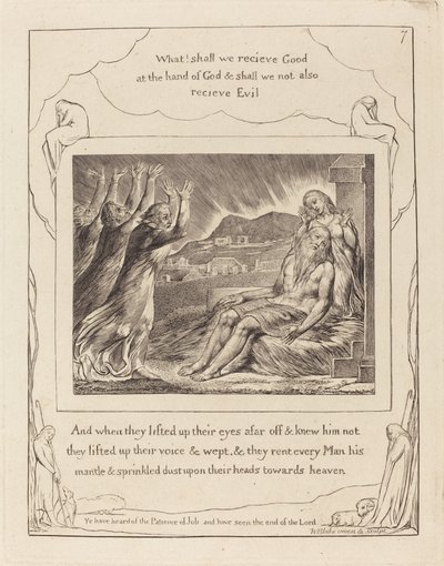 İşin Yorganları, 1825. by William Blake