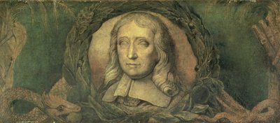 John Milton, c.1800-03 (tuval üzerine temper) by William Blake