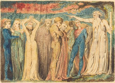 Arimathealı Joseph Britanyalılara Vaaz Eder by William Blake