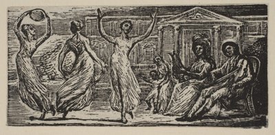 Menalcus, Kadınların Dansını İzlerken, Thorntons Pastorals of Virgil