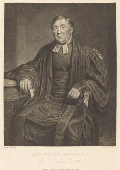 Muhterem Robert Hawker, D.D., 1820. by William Blake