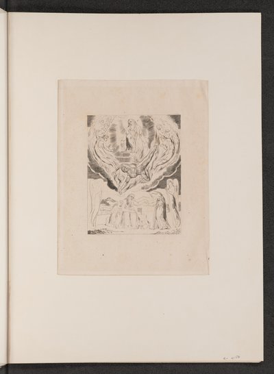 Rabbin Varlığından Uzaklaşan Şeytan, 1825. by William Blake