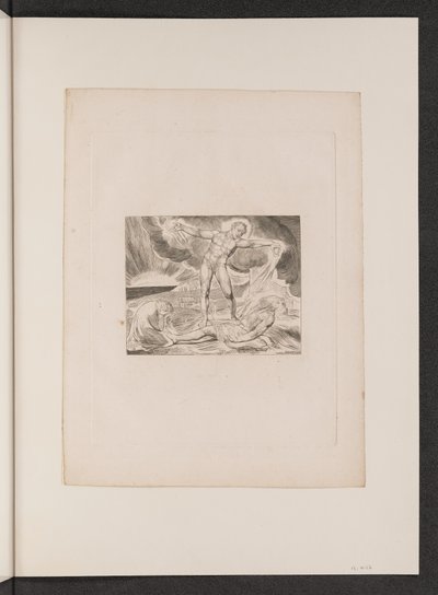 Çıban ile Şeytan Vuran İş by William Blake